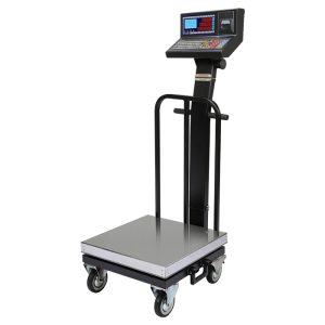 باسکول دیجیتال محک مدل 13000 پلاس – ظرفیت 200 کیلوگرم | چرخدار، سینی استیل، چاپگر‌دار