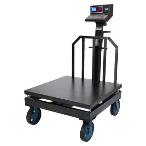 باسکول صنعتی محک ۱ تن مدل 13000 پلاس چرخدار چاپگردار با سینی 120×120